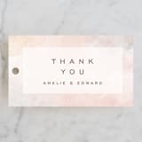 "Firenze" - Rehearsal Dinner Favor Tags in Clay by chocomocacino - Front