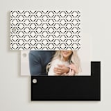 "Dashing Script" - Rehearsal Dinner Favor Tags in Peppercorn by Olivia Raufman - Back of Card Options