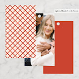 "Havana" - Rehearsal Dinner Favor Tags in Chili by Inkblot Design - Back of Card Options