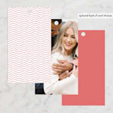 "Party Started" - Rehearsal Dinner Favor Tags in Flamingo by Kaydi Bishop - Back of Card Options