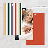 "Rainbow Rehearsal" - Rehearsal Dinner Favor Tags in Confetti by Carolyn Hunt - Back of Card Options