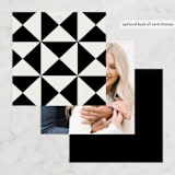 "Stay for Cake" - Rehearsal Dinner Favor Tags in Cloud by Jackie Crawford - Back of Card Options