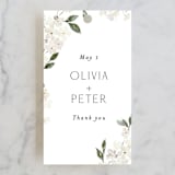 "Sweeping Vine" - Rehearsal Dinner Favor Tags in Porcelain by Itsy Belle Studio - Front