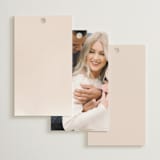 "Vine Wrap" - Rehearsal Dinner Favor Tags in Champagne by Amy Kross - Back of Card Options