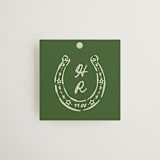 "Western" - Rehearsal Dinner Favor Tags in Lasso by Claudia Orengo - Front