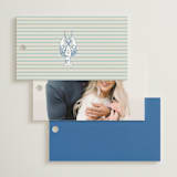 "Seaside Serenade" - Rehearsal Dinner Favor Tags in Marine by Lucrecia Caporale - Back of Card Options