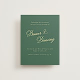 "Curved frame" - Reception Cards in Citrine by Emily Betts - Front