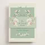 "spring draped garland" - Reception Cards in Spring by Phrosné Barwood - Assembled with Belly Band