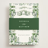 "gates and pillars" - Reception Cards in Sap by Becky Nimoy - Assembled with Belly Band