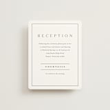 "Warm affection" - Reception Cards in Cotton by Stacey Meacham - Front