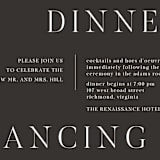 "Around the Way" - Reception Cards in Slate by That Girl Press - Detail