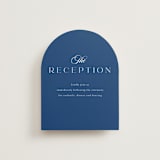 "Meander" - Reception Cards in Deep Sea by Angela Marzuki - Front