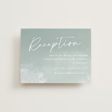 "Seaside" - Reception Cards in Seaglass by Rebecca Durflinger - Front