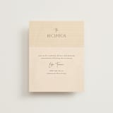 "Chuppah Arch" - Reception Cards in Desert Sun by Laura Bolter - Front