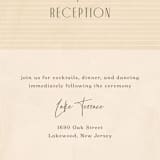 "Chuppah Arch" - Reception Cards in Desert Sun by Laura Bolter - Detail