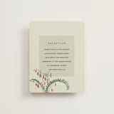 "Chinoiserie" - Reception Cards in Nouvelle by Sumak Studio - Front