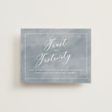 "Love Beyond Measure" - Reception Cards in Mineral by Oscar and Emma - Karly Depew - Front