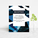 "Drops" - Reception Cards in Sea by Bethania Lima - Front