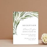 "Orchard" - Reception Cards in Laurel Bough by Erin L. Wilson - Front