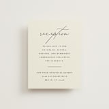 "Love and Faith" - Reception Cards in Vanilla by Louise Kay - Front