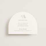 "Verdure" - Reception Cards in Garden by Leah Bisch - Front