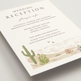 "Westward" - Reception Cards in Red Rock by Paper Sun Studio - Detail
