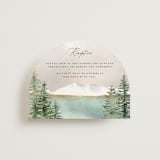 "montagna" - Reception Cards in Forest by Petra Kern - Front