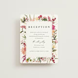"Lush" - Reception Cards in Magenta by Susan Moyal - Front