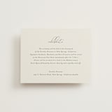"Unity" - Reception Cards in Porcelain by Jennifer Postorino - Front