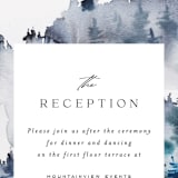 "Airy Mountain" - Reception Cards in Air by Janean Hinger - Detail