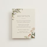 "Ellsworth" - Reception Cards in Natural by Jennifer Wick - Front