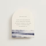 "Stillness" - Reception Cards in Horizon by Sumak Studio - Front