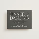 "classic names" - Reception Cards in Ivory by Susan Asbill - Front
