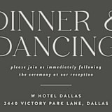 "classic names" - Reception Cards in Ivory by Susan Asbill - Detail