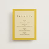 "Sophia" - Reception Cards in Sunshine by Ani Somi - Front