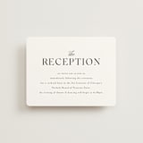 "CELINE" - Reception Cards in Opal by Melanie Kosuge - Front