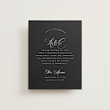 "schiacciata" - Reception Cards in Black Dahlia by chocomocacino - Front