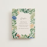 "Floral Garden" - Reception Cards in Garden by Elly - Front