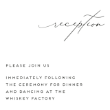 "the script" - Reception Cards in Tuxedo by Genna Blackburn - Detail