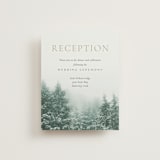 "winter's edge" - Reception Cards in Alpine by Eric Clegg - Front