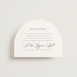 "scamorza" - Reception Cards in Pearl by chocomocacino - Front