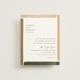 "Concord" - Reception Cards in Moss by Robert and Stella - Front