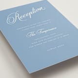 "Marenza" - Reception Cards in Bluebell by Jessica Williams - Detail