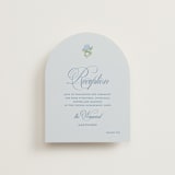 "Coastal crest" - Reception Cards in Ocean by Creo Study - Front