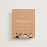 "Boho Chic" - Reception Cards in Moonstone by Cass Loh - Front