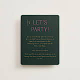 "Miami" - Reception Cards in Bird of Paradise by Ashley DeMeyere - Front