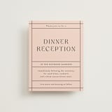 "The Grid" - Reception Cards in Rosebud by Mansi Verma - Front