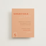 "Rory" - Reception Cards in Rust by Alaina Cherup - Front