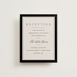 "Cambridge" - Reception Cards in Tuxedo by Amy Kross - Front