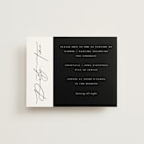 "Everly" - Reception Cards in Pearl by Christie Garcia - Front